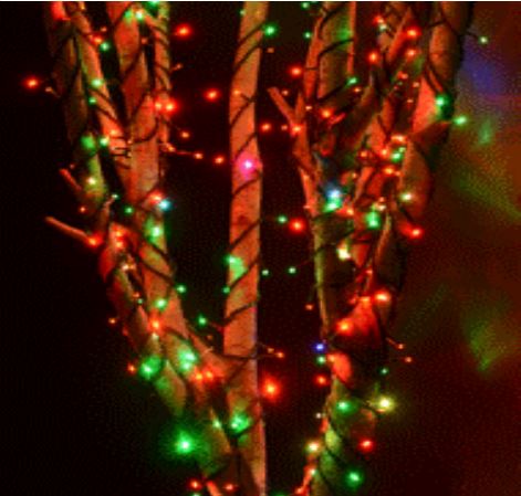 Гирлянда на дерево уличная 3 Нити по 20 м, ХАМЕЛЕОН