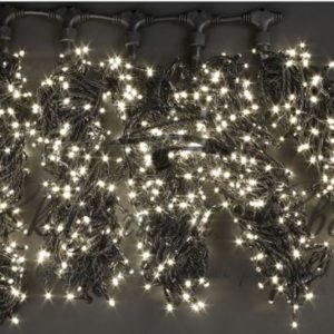 Гирлянда на дерево уличная 5 Нитей по 20 м, ТЕПЛЫЙ БЕЛЫЙ