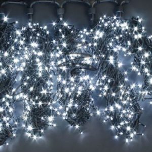 Гирлянда на дерево уличная 5 Нитей по 20 м, БЕЛЫЙ