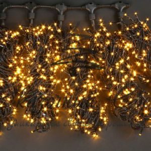 Гирлянда на дерево уличная 5 Нитей по 20 м, ЖЕЛТЫЙ