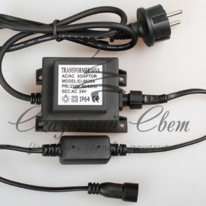 Трансформатор 220/24 В 30 Вт, черный