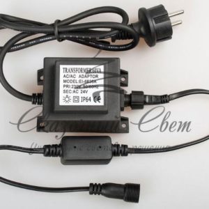 Трансформатор 220/24 В 60 Вт, черный