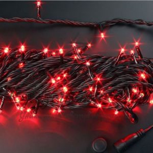 Гирлянда Нить 20 м, 2-кан, СОЕД, КРАСНЫЙ