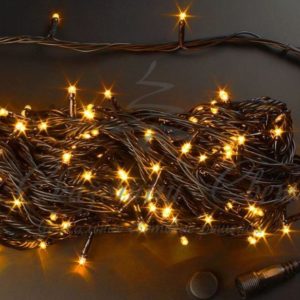 Гирлянда Нить 20 м, 2-кан, СОЕД, ЖЕЛТЫЙ