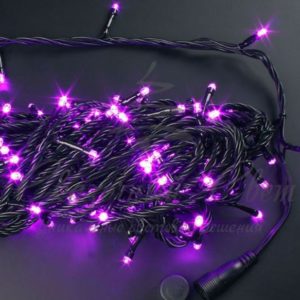 Гирлянда Нить 20 м, 2-кан, СОЕД, РОЗОВАЯ