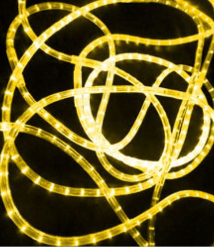 Дюралайт 2-х провод. ЖЕЛТЫЙ