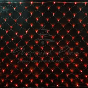 Гирлянда Сетка 2х1.5 , КРАСНЫЙ