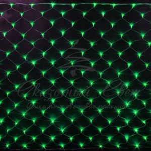 Гирлянда Сетка 2х1.5 , ЗЕЛЕНЫЙ