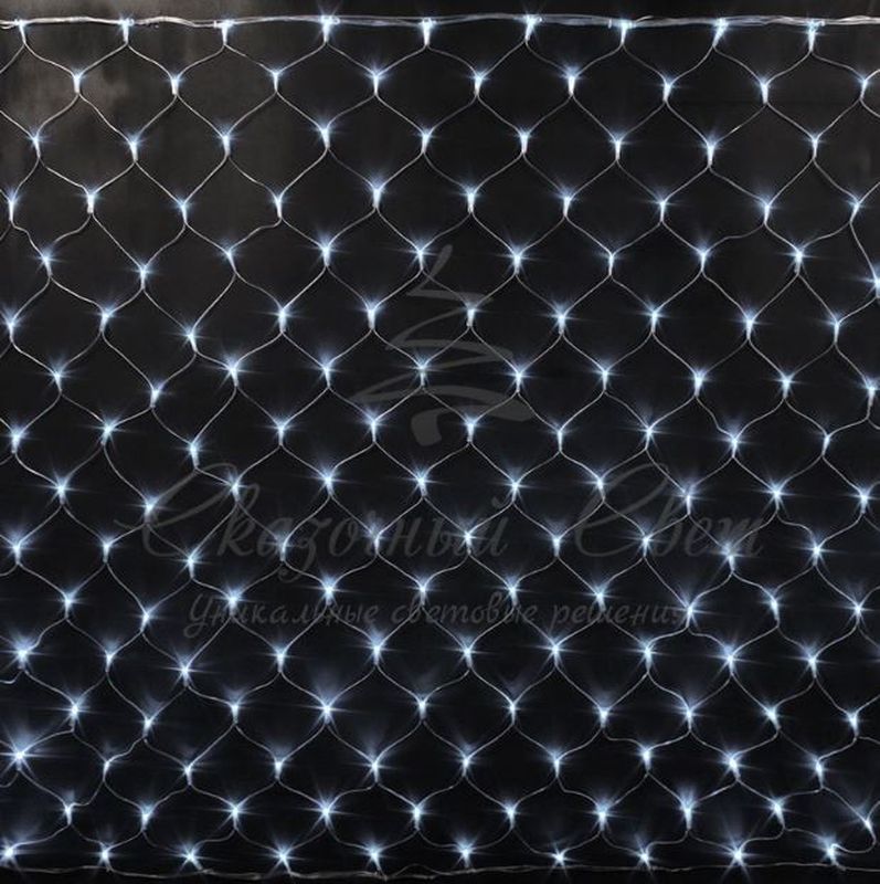 Гирлянда Сетка 2х1.5 БЕЛЫЙ