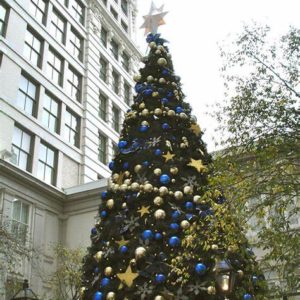 Оформление новогодней елки