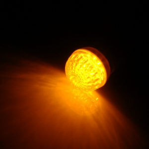 LED лампа с цоколем E27, 50 мм, (9 светодиодов), желтый