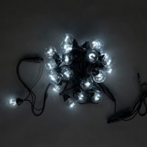 Белт-лайт с лампами LED-2BLR-40CM-10M-240V-W белый/черный пр.