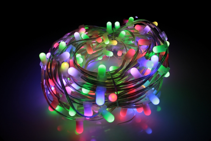 Клип-лайт, длина 100М без трансформатора, RGB