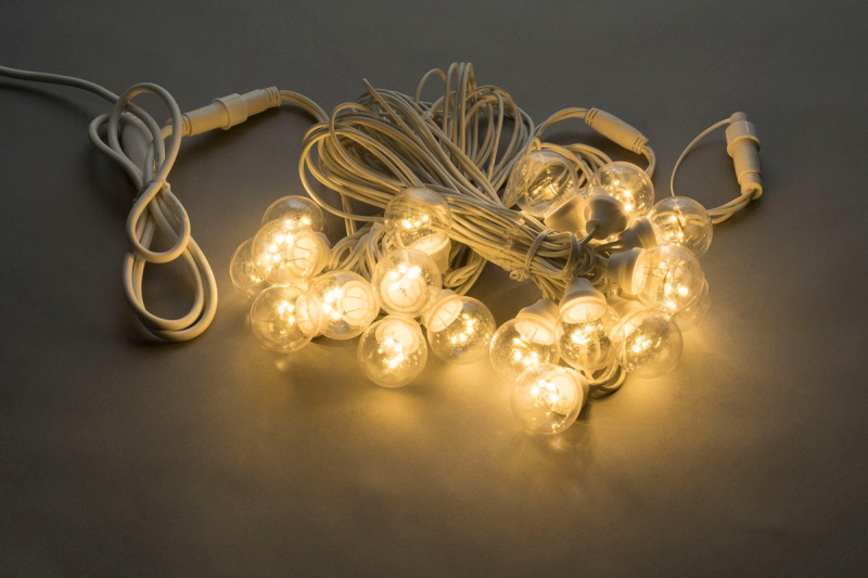 Белт-лайт с лампами LED-2BLR-2835- 50CM-10M-240V-WW WH, теплый белый белый пр.