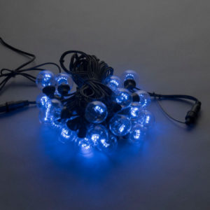 LED-2BLR-50CM-10M-240V-B, Белт-лайт с лампами, синий/черный пр.