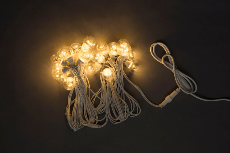 Белт-лайт с лампами LED-2BLR-2835- 50CM-10M-240V-WW WH, теплый белый белый пр.