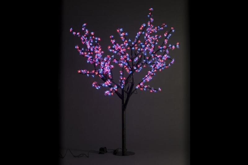Сакура светодиодная 972LED, H1,9м D1,5м, мульти