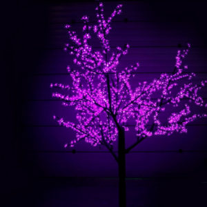 Сакура светодиодная 1728LED, H2,5м D2,0м, фиолетовое