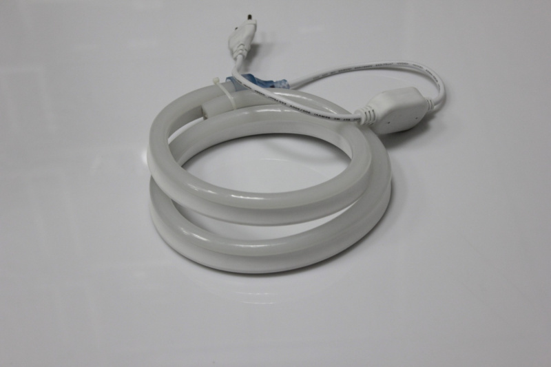 Гибкий неон (LED neon flex) 12х25мм, 120 led m, бухта 50м, кратность резки 1метр, желтый