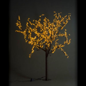 Сакура светодиодная 972LED, H1,9м D1,5м,желтое