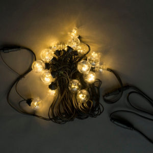 Белт-лайт с лампами LED-2BLR-2835-50CM-10M-240V-WW/BL, теплый белый/черный пр.