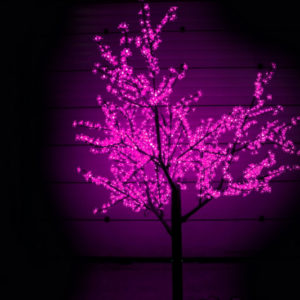 Сакура светодиодная 1728LED, H2,5м D2,0м, розовое