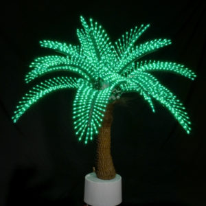Светодиодные деревья Пальма Японская 1,2м, 2328 светодиодов, зеленая