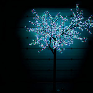 Сакура светодиодная 2688LED, H3,6м D3,0м, мульти