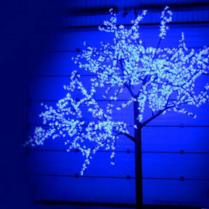 Сакура светодиодная 2688LED, H3,6м D3,0м, синее