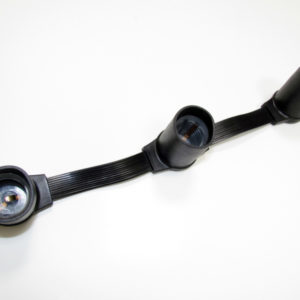 5BLС-E27-165-6-240V, Белт-лайт 5-ти пр. влагозащищ. ЧЁРНЫЙ