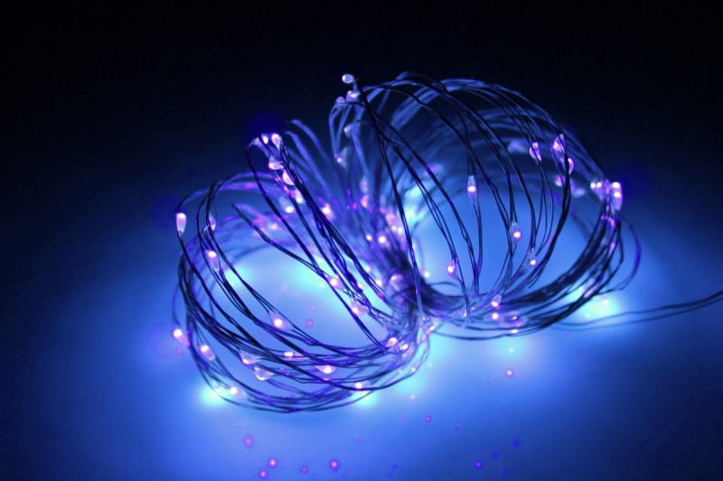 Гирлянда Роса 20м, фиолетовый