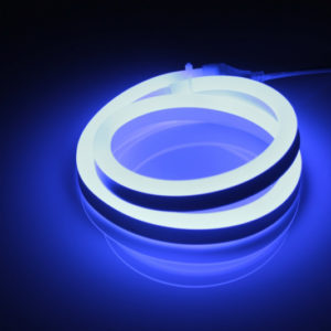 Гибкий неон (LED neon flex) 12х25мм, 120 led/m, бухта 50м, кратность резки 1метр, синий