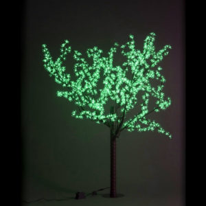 Сакура светодиодная 972LED, H1,9м D1,5м, зеленое