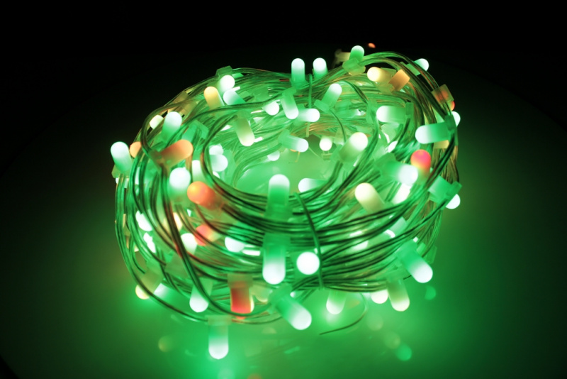 Клип-лайт, длина 100М без трансформатора, RGB