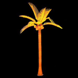 Пальма 2,0х2,0м, 9 листьев, желтая