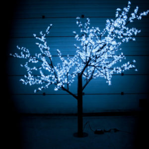 Сакура светодиодная 1728LED, H2,5м D2,0м, белое