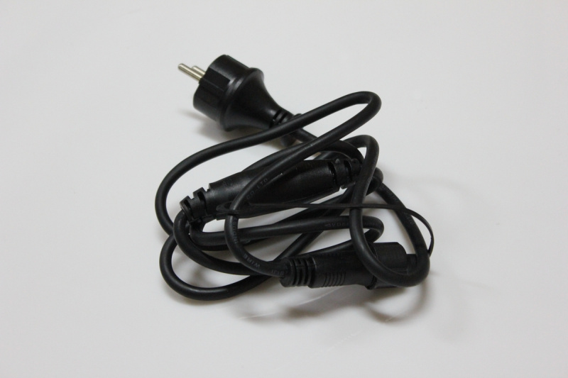 Силовой шнур для бахромы (LED-RPLR-160-4.8M LED-RPLR-160-4.8M FLASH) черный