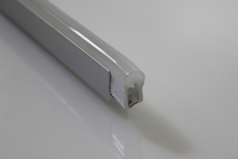 Алюминиевый профиль 1м для неона 8х16мм