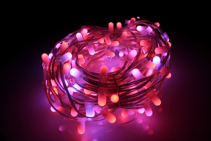 Клип-лайт, длина 100М без трансформатора, RGB