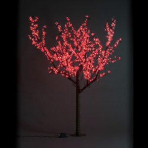 Сакура светодиодная 972LED, H1,9м D1,5м, красное