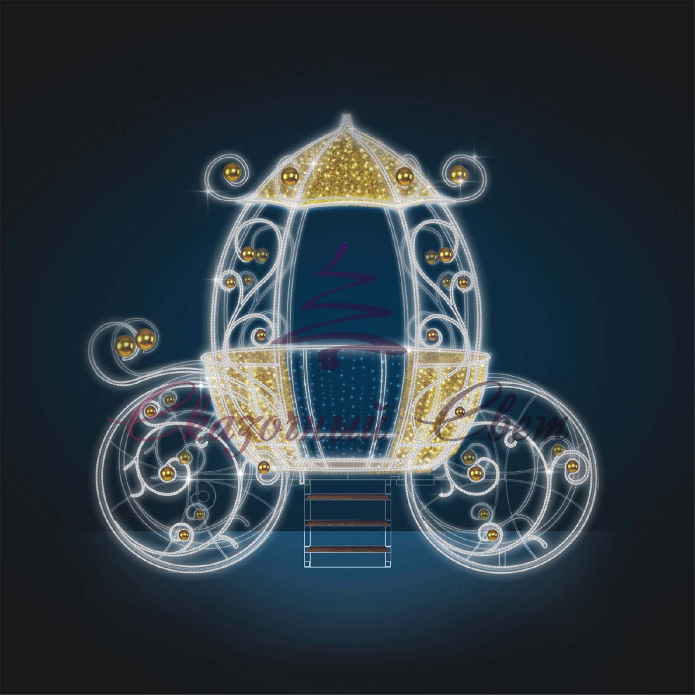 Волшебная карета 3D GR 32-1 3,60х3,30х2,00 м