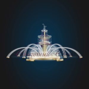 Фонтан Большой Статика FON 109 10,00х5,00х10,00 м