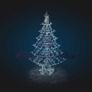 Световая фигура Елочка Ажур 2,5х1,6х0,3 м — OL 110