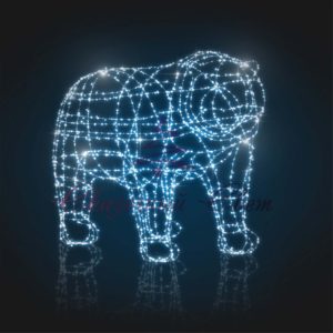 Медведь световой, Исполнение Ажур OL 304 2,10х1,10х0,60 м