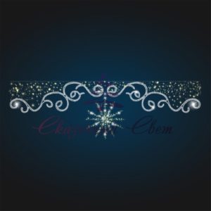 Праздничная перетяжка Заря 1,4х4,5 м — SE 15