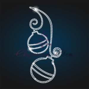 Консоль Рождественские шары ST 11 0,80х2,00 м