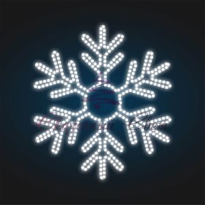 Светодиодная снежинка 0,7х0,8 м — SZ 01