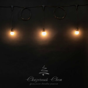 Система освещения Unibelt luna 4,5 метра, черный провод