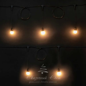 Система освещения Unibelt luna 7,5 метра, черный провод