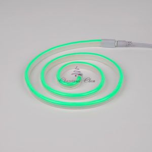 Гибкий неон 12 вольт 6х12мм, кратность резки 1cм, зеленый